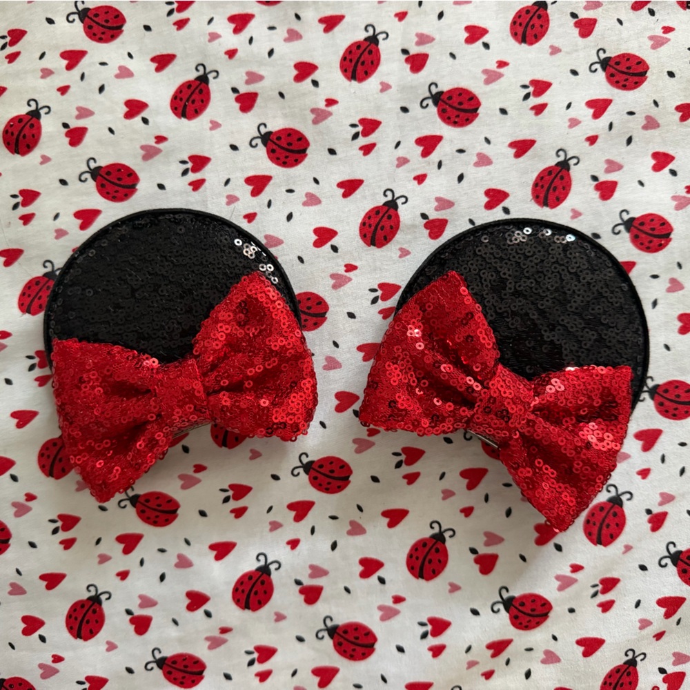 Mickey Ears Hair Clips